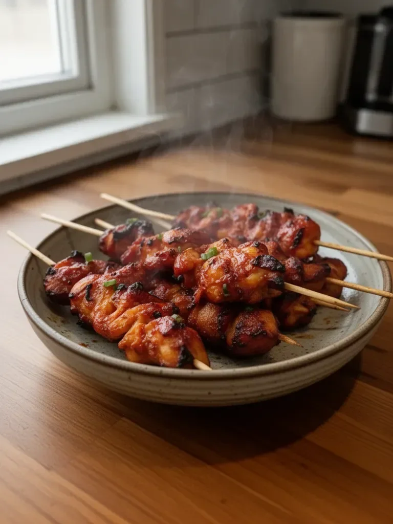 Korean Chicken Skewers