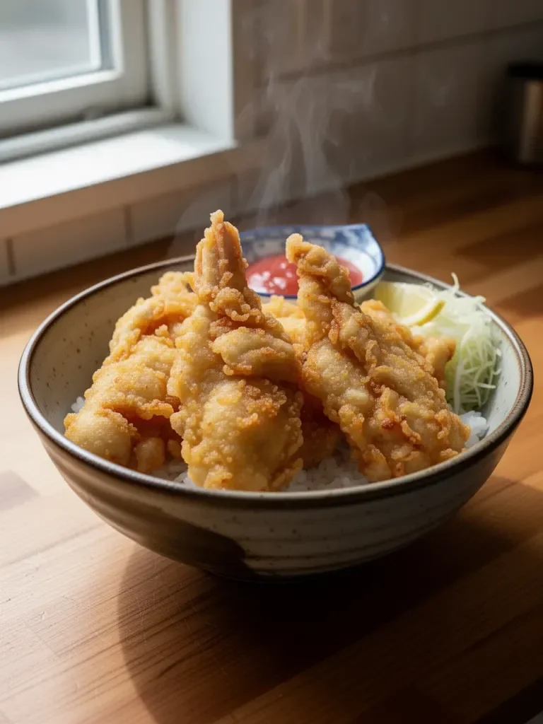 Light & Crispy Japanese Chicken Tempura