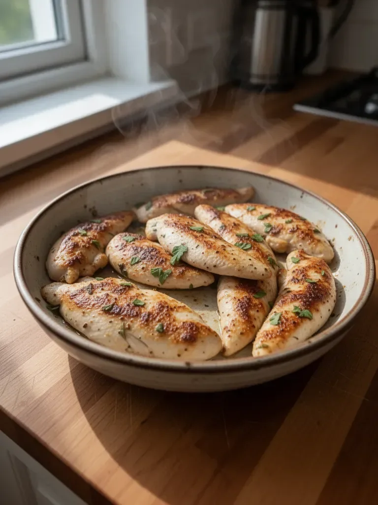 Oven Baked Chicken Tenderloins (No Breading)