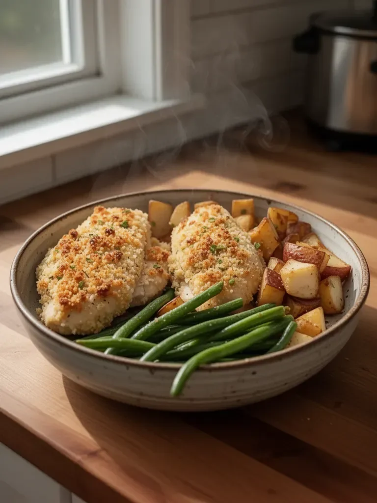 Parmesan Crusted Chicken Sheet Pan Dinner 4 Parmesan Crusted Chicken Sheet Pan Dinner