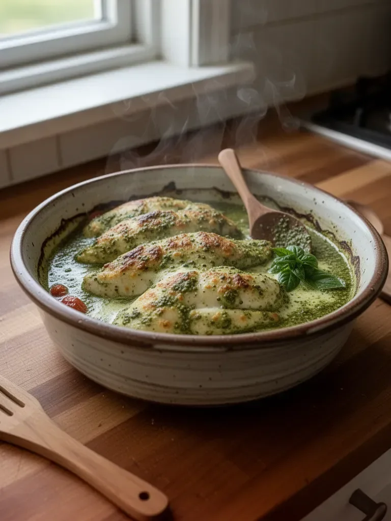 Pesto Chicken Bake
