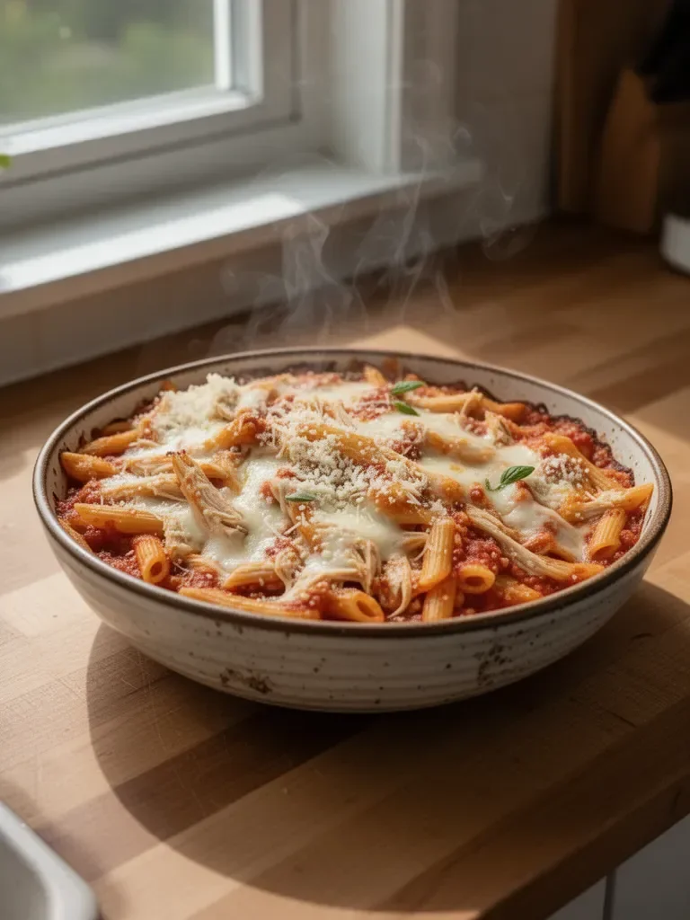 Rotisserie Chicken Parmesan Casserole