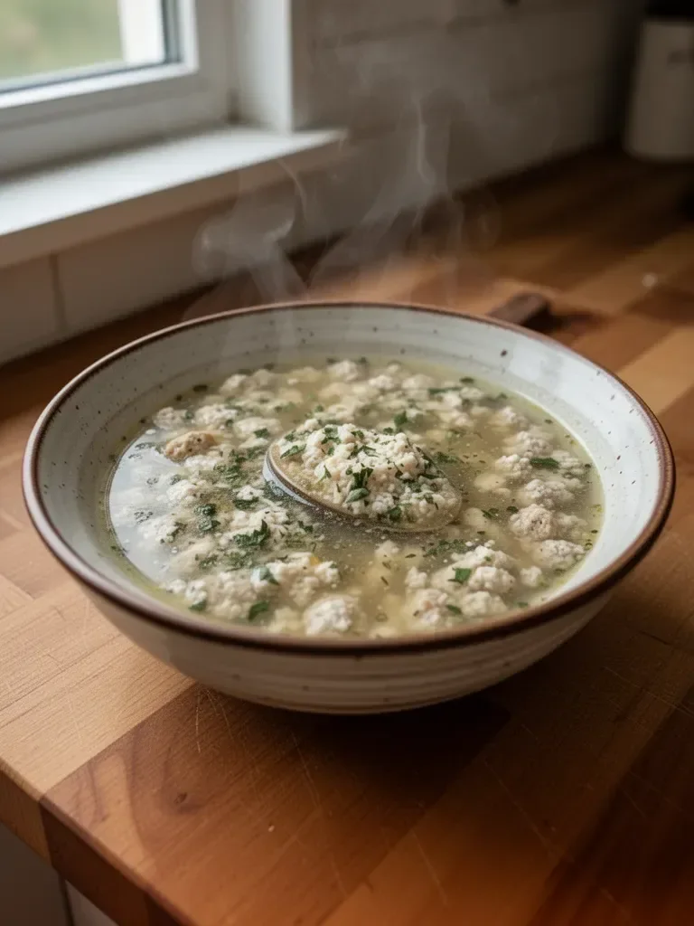 Stracciatella Soup